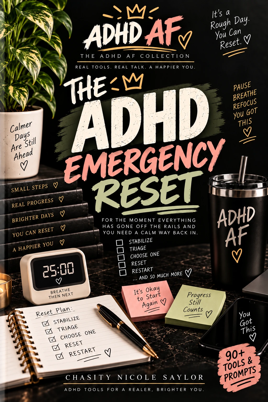 Cover of The ADHD Emergency Reset by Chasity Nicole Saylor